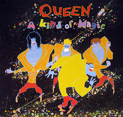 QUEEN - A Kind of Magic album front cover vinyl record